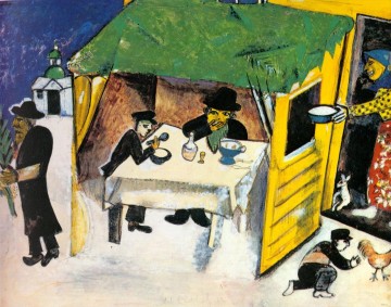 Marc Chagall œuvres - Jour de fête 1915 gouache sur papier contemporain Marc Chagall